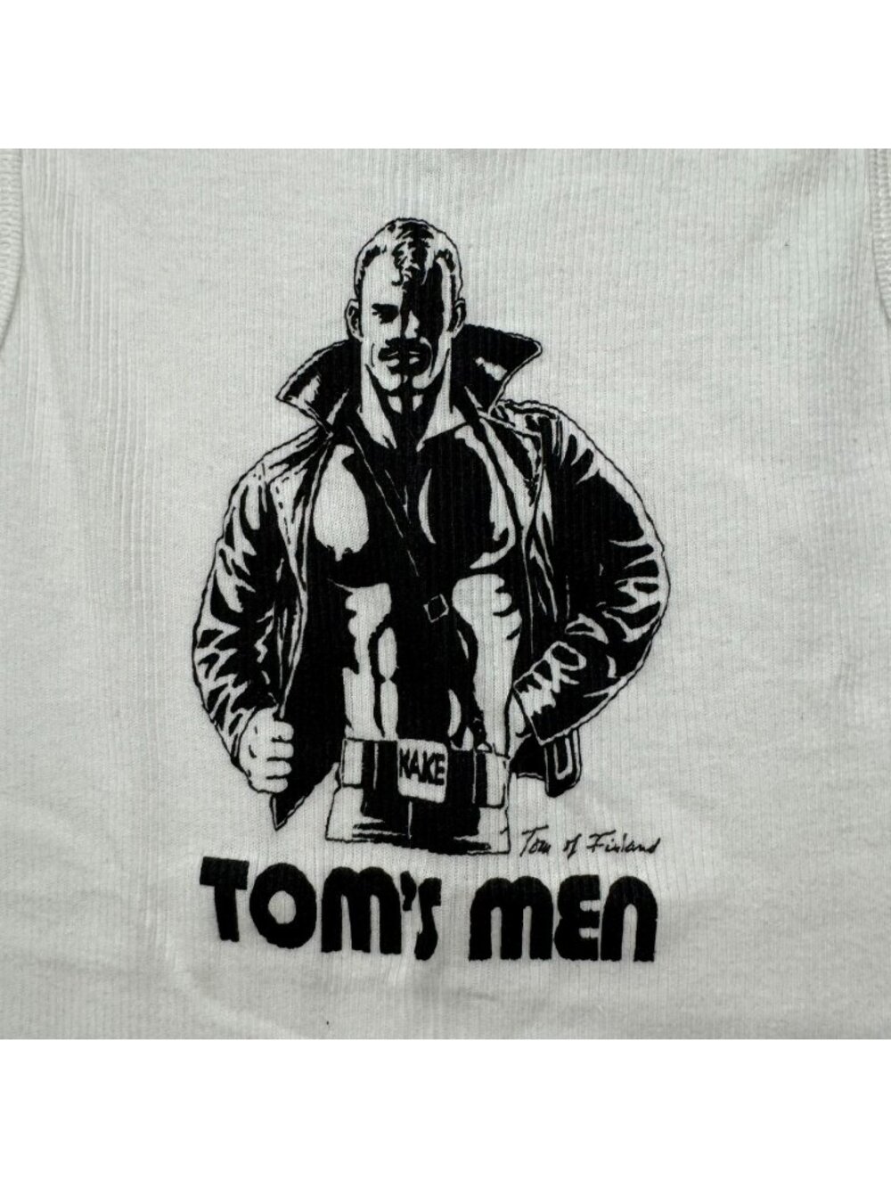 Vintage 2000s Tom of Finland Tom's Men Tank Top Size M Gay Pride LGTBQ Leather